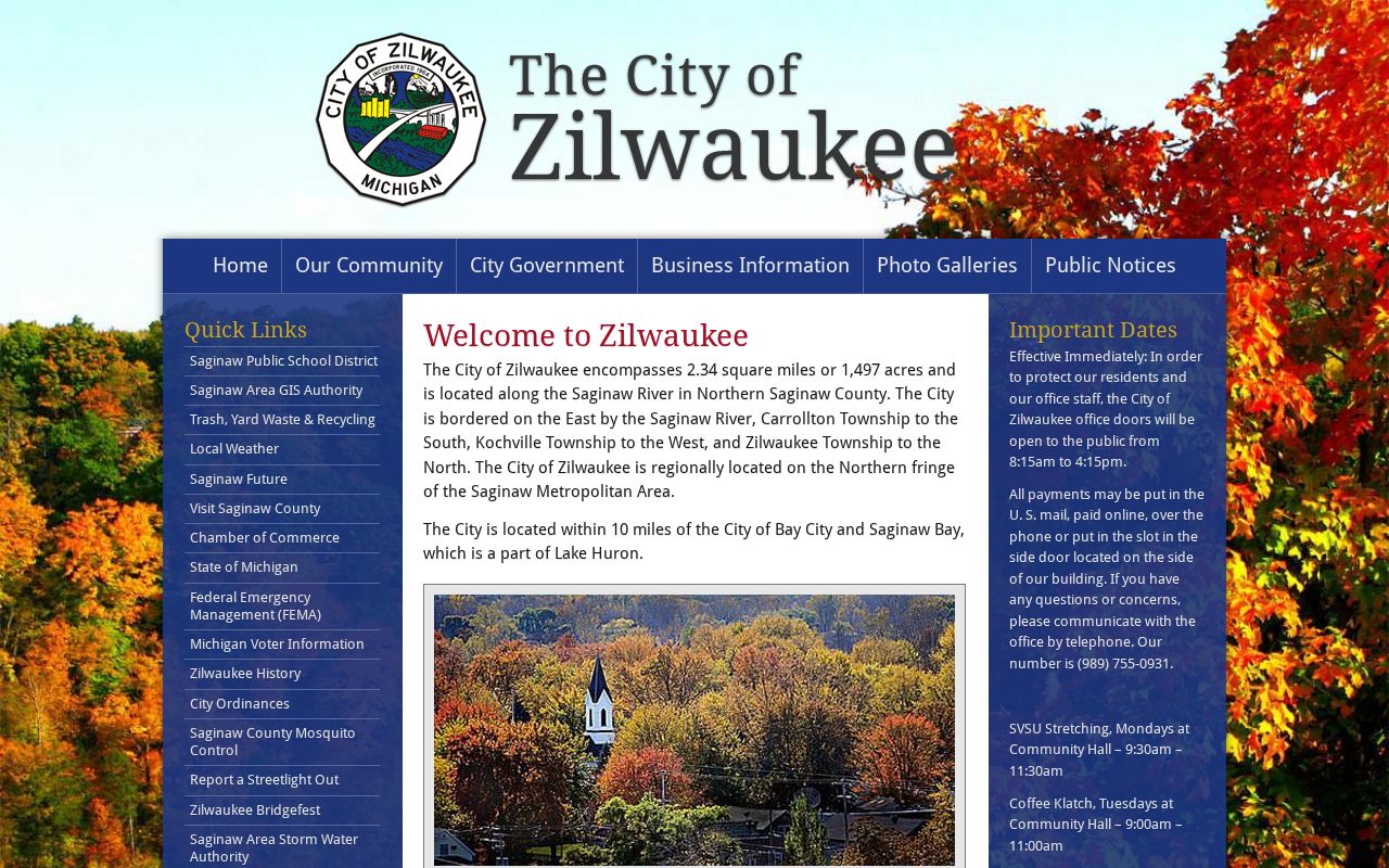 Zilwaukee court records context at City Hall